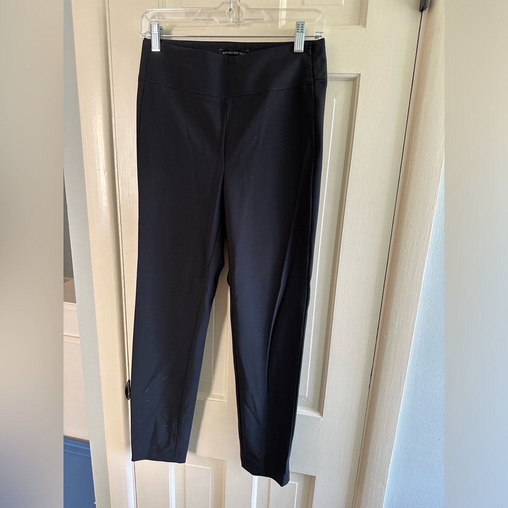 Banana Republic High-Rise Slim Sculptweave Pant